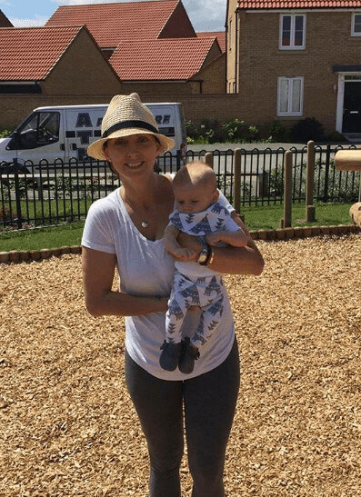Ruth Clapton With Her Adorable Baby